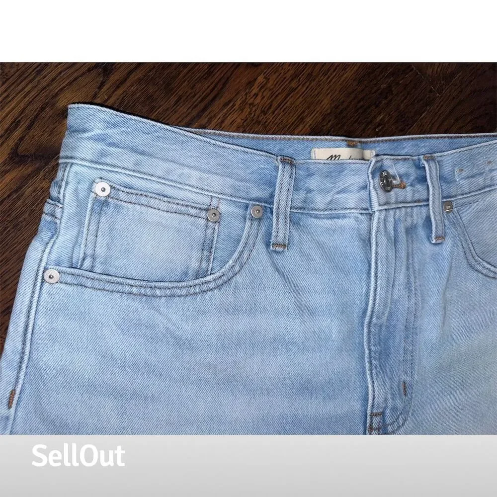 Madewell Women's Relaxed Denim Shorts Blue Standard Size‎ 28 Cedarcroft Wash